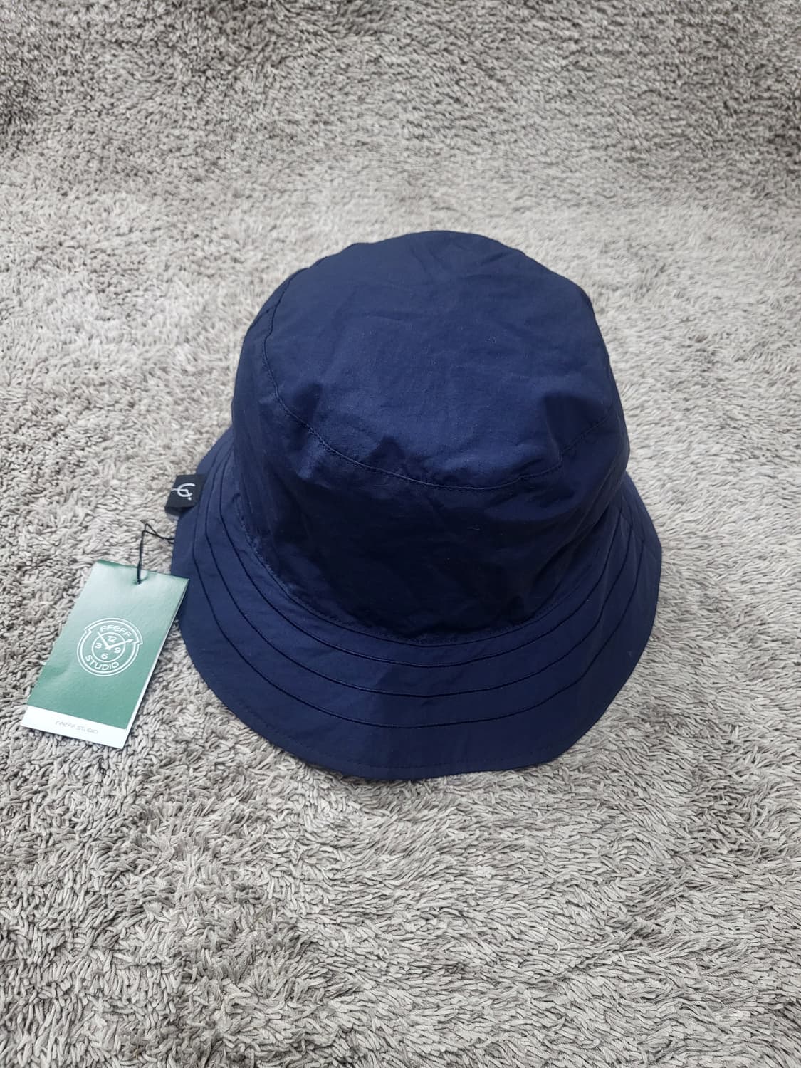 페프 스튜디오 네이비/블랙 리버시블 사파리햇 새제품 상품이미지8