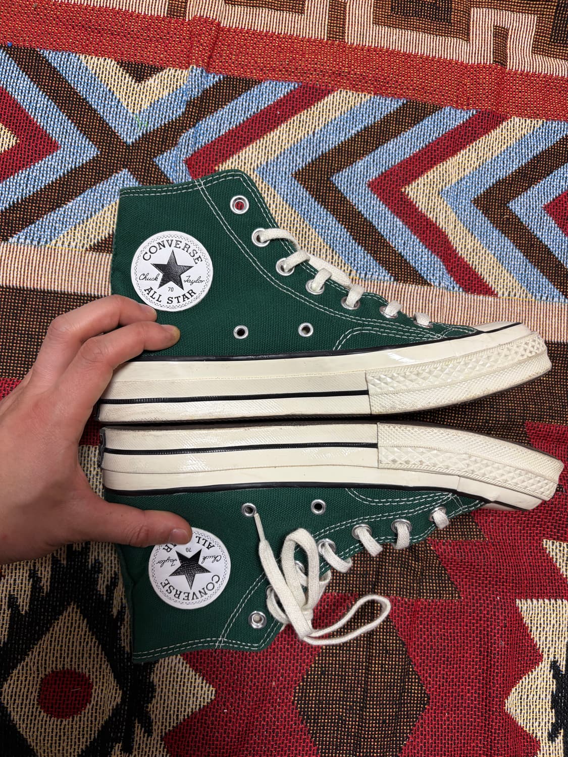 245) 컨버스 척70 하이 그린 상품이미지3