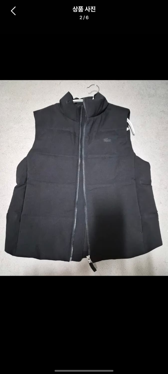 라코스테 구스다운 패딩 조끼 상품이미지2