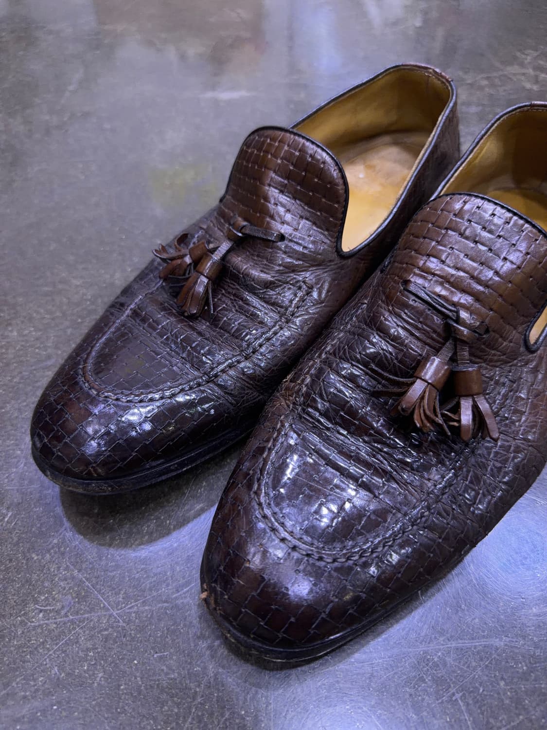 듀칼스 우브 태슬로퍼 빈티지 클래식 브라운 컬러 42 상품이미지3