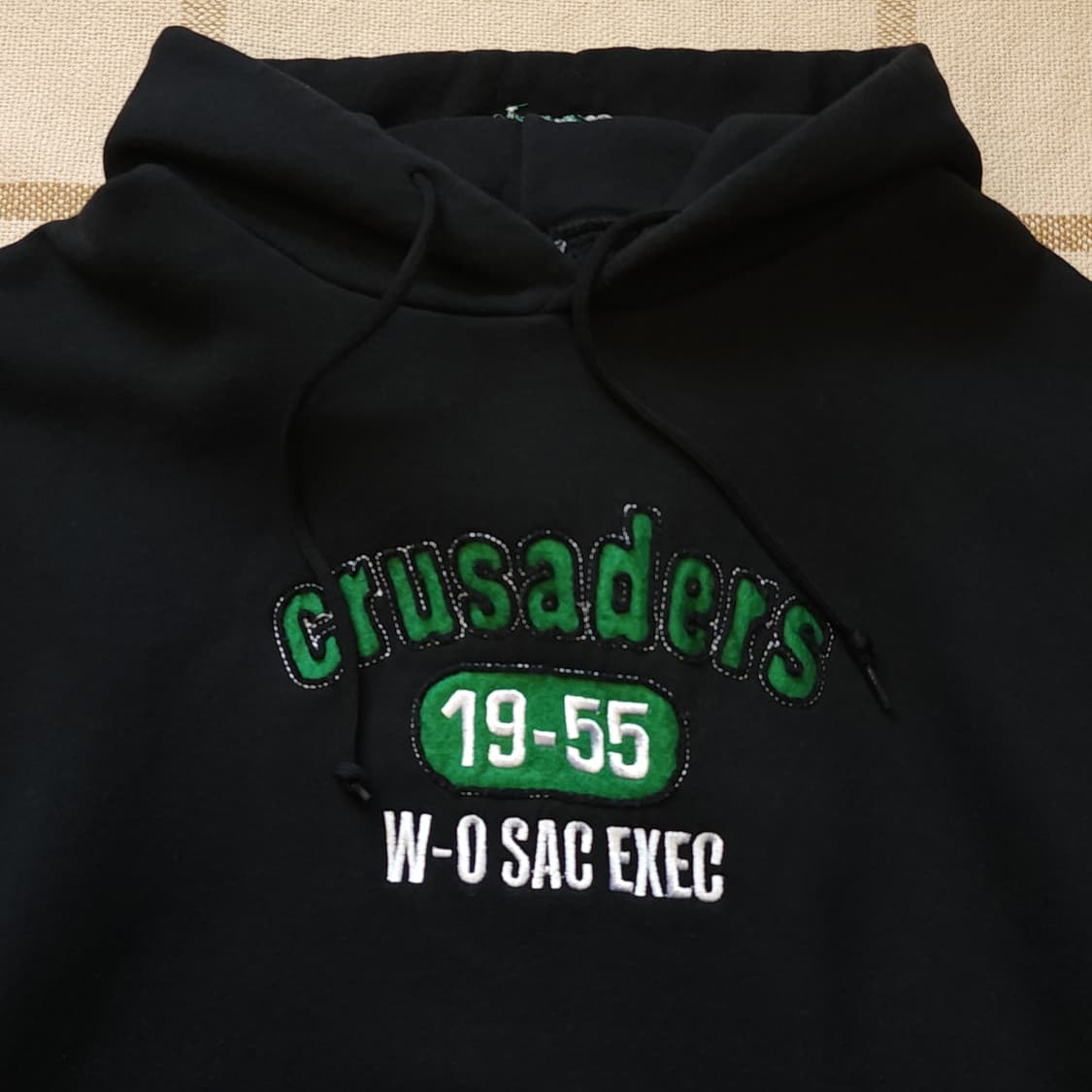 90s 러셀 후드 스웻셔츠 크루세이더즈 오리지널 빈티지 레터링 XXL 상품이미지4