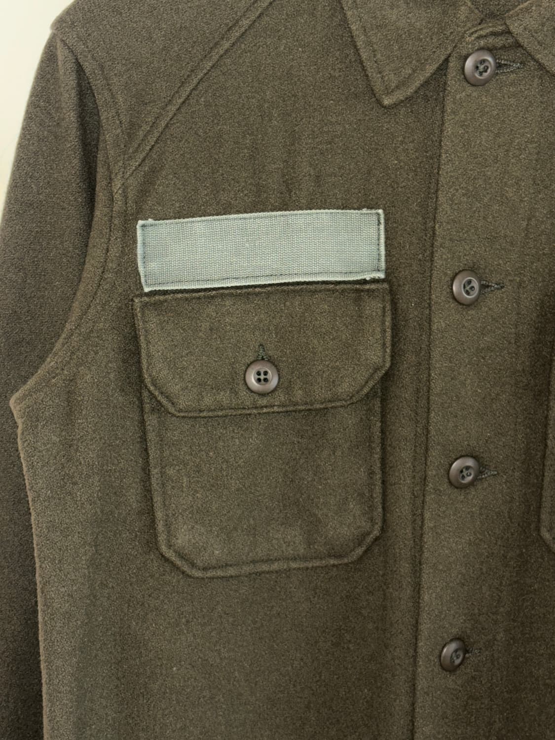 1960s US Army 오리지널 울 셔켓 / Olive Green 상품이미지6