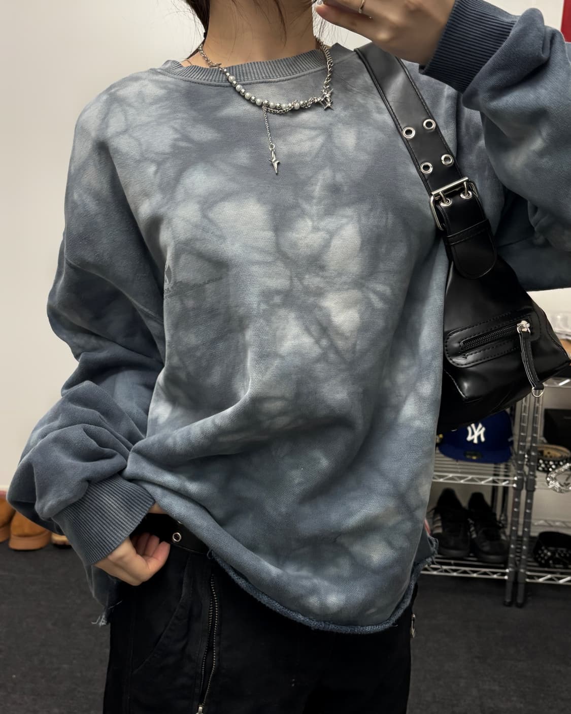 피코 00s 피그먼트 타이다이 맨투맨 상품이미지1