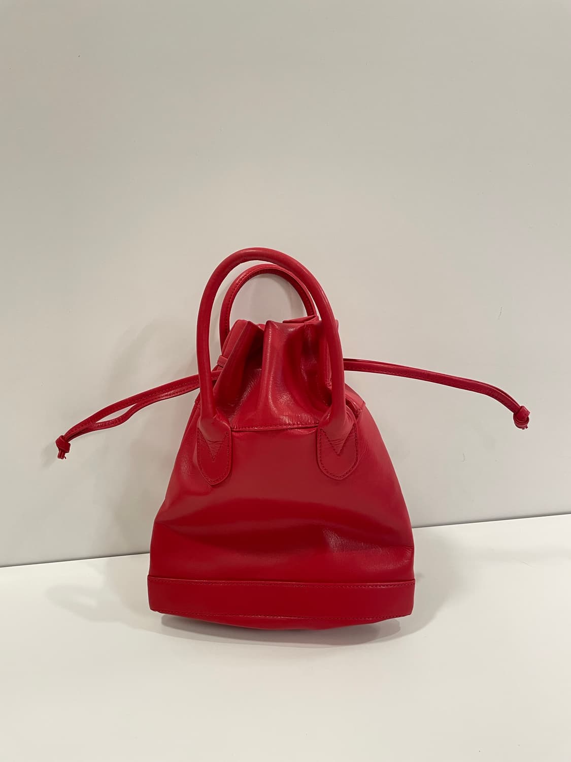 꼼데가르송 드로스트링 토트백 레드 판매 상품이미지2