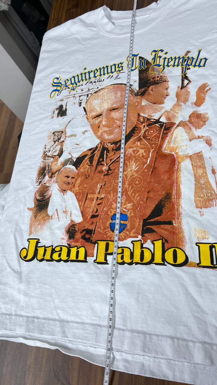 (새상품)이지 시즌9 WLM 화이트 티셔츠 3사이즈 상품이미지6