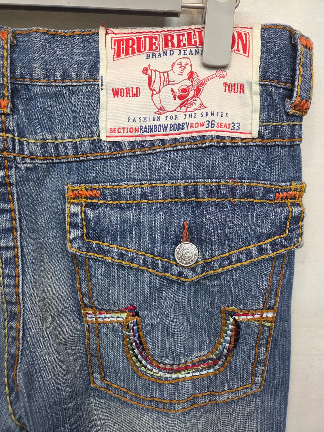 트루릴리전 빈티지 스티치 데님팬츠 34 상품이미지3