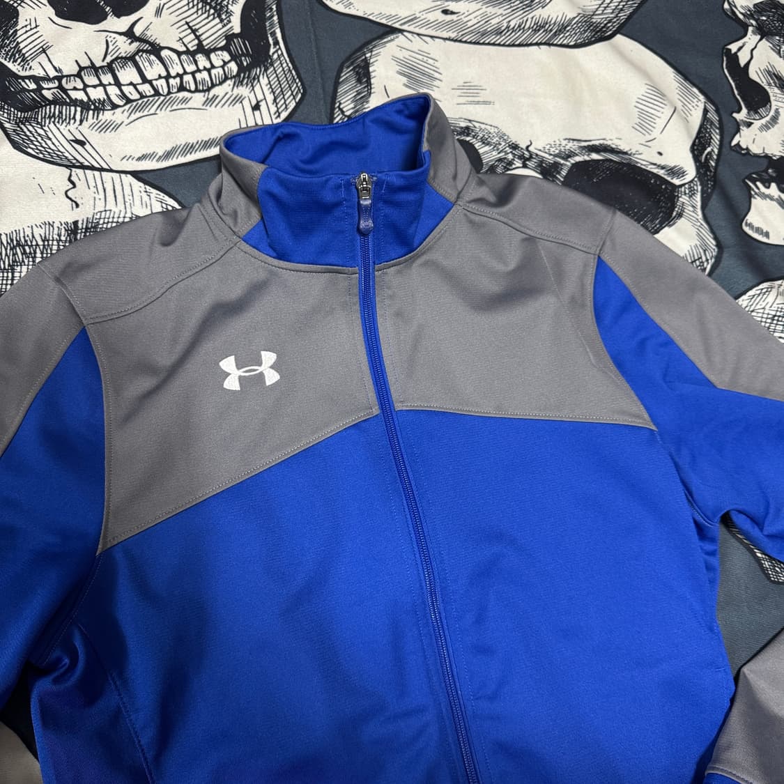 언더아머 삼성라이온즈 색 집업 S사이즈  상품이미지3