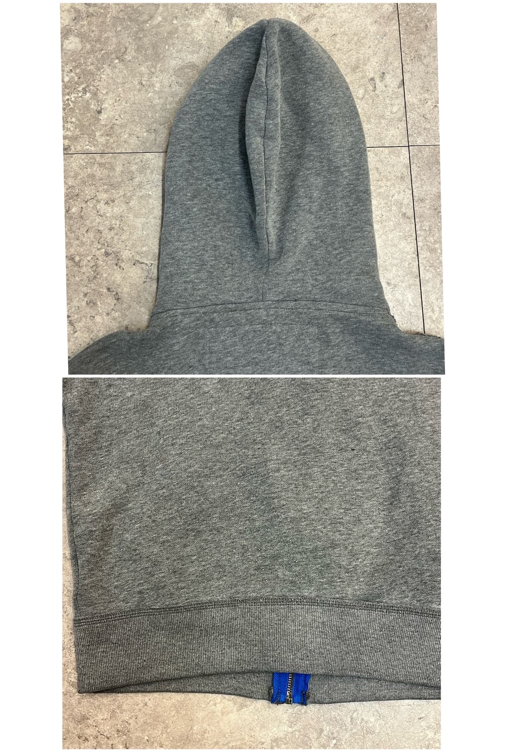 홀리스터 후드집업 그레이 M #csz2489 상품이미지9