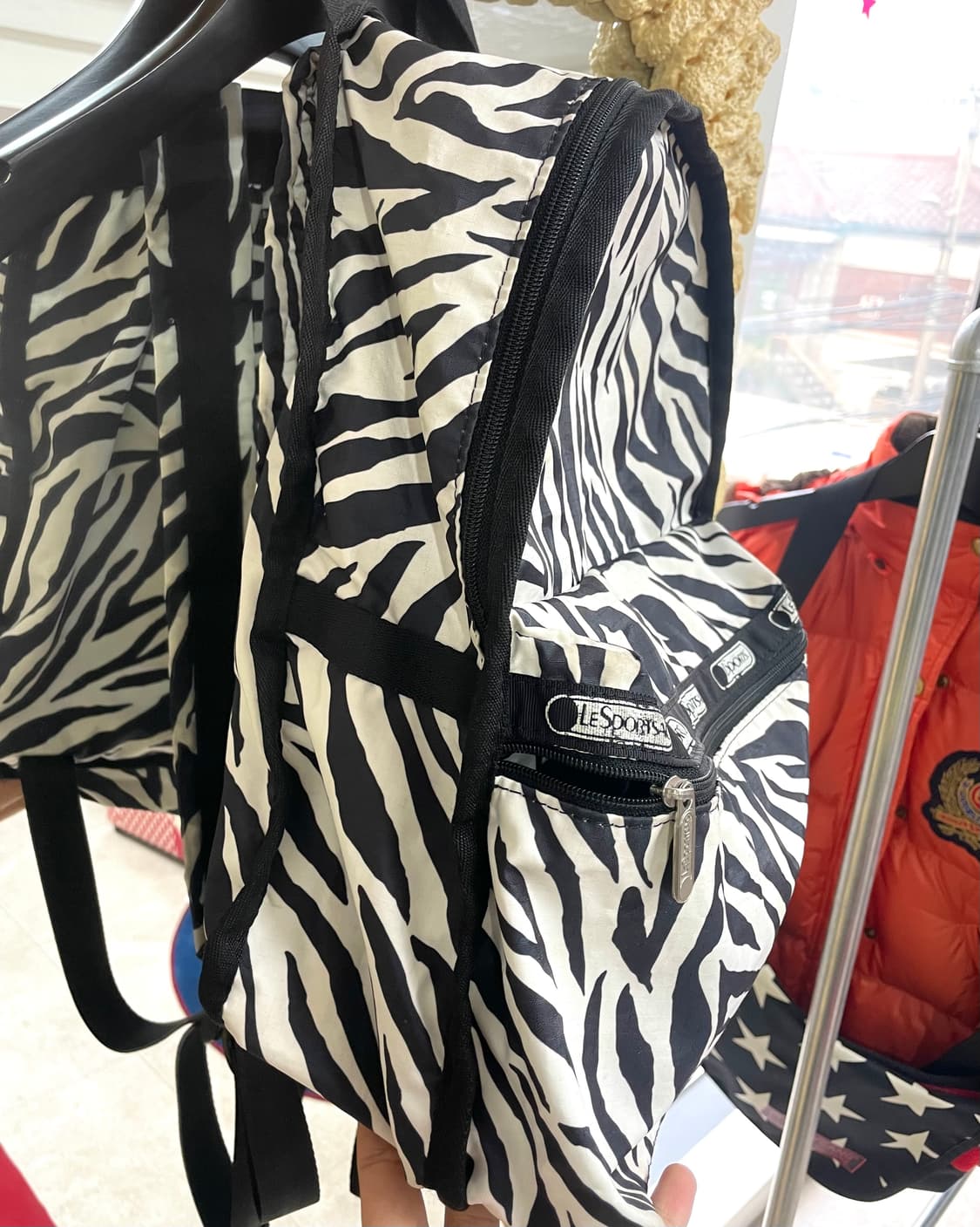 Zebra Print Backpack 상품이미지5