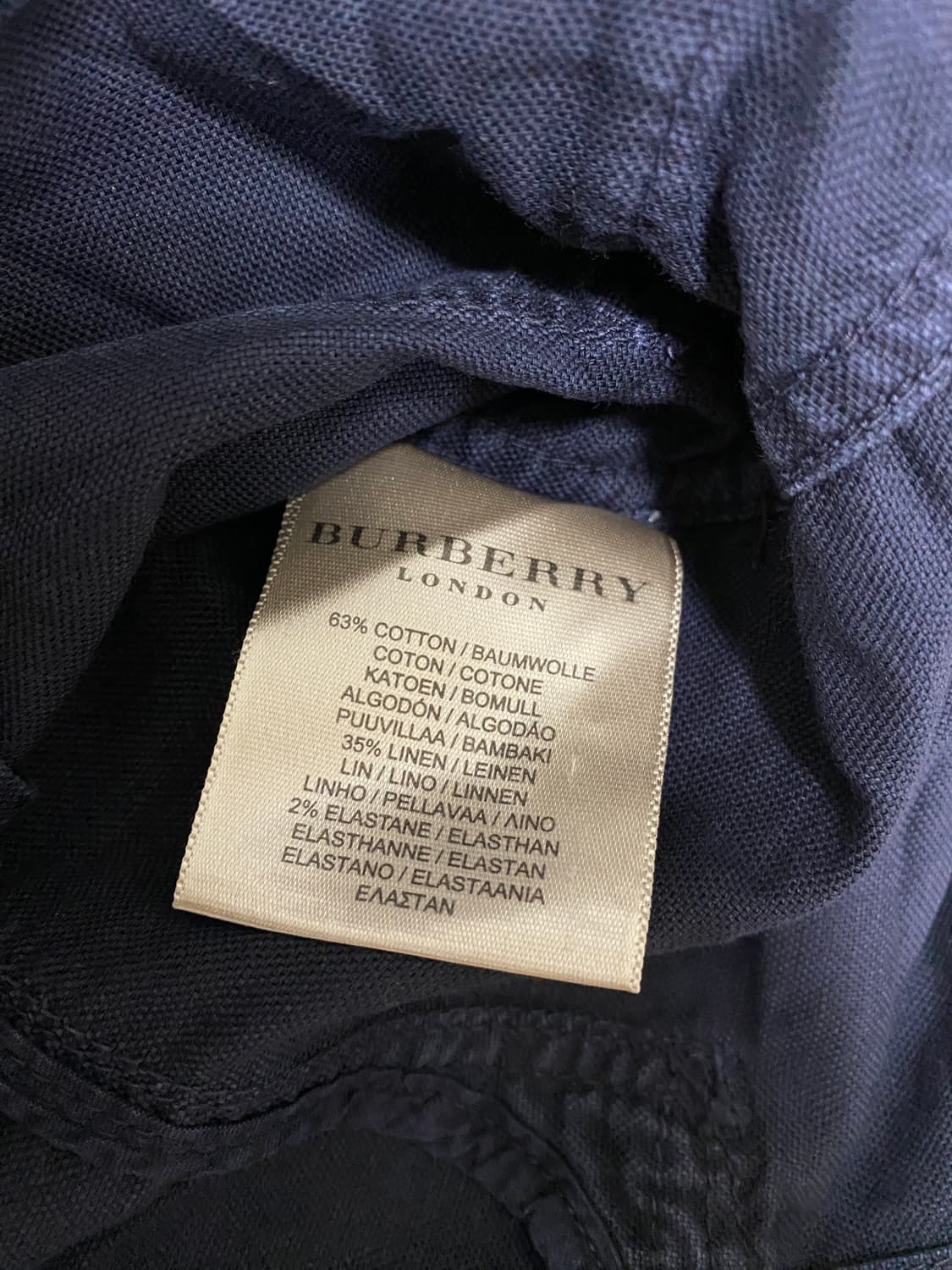 버버리 인디고 데님 자켓 상품이미지6