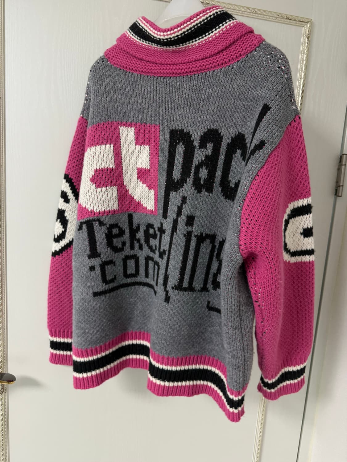 테켓 니트 집업 상품이미지3