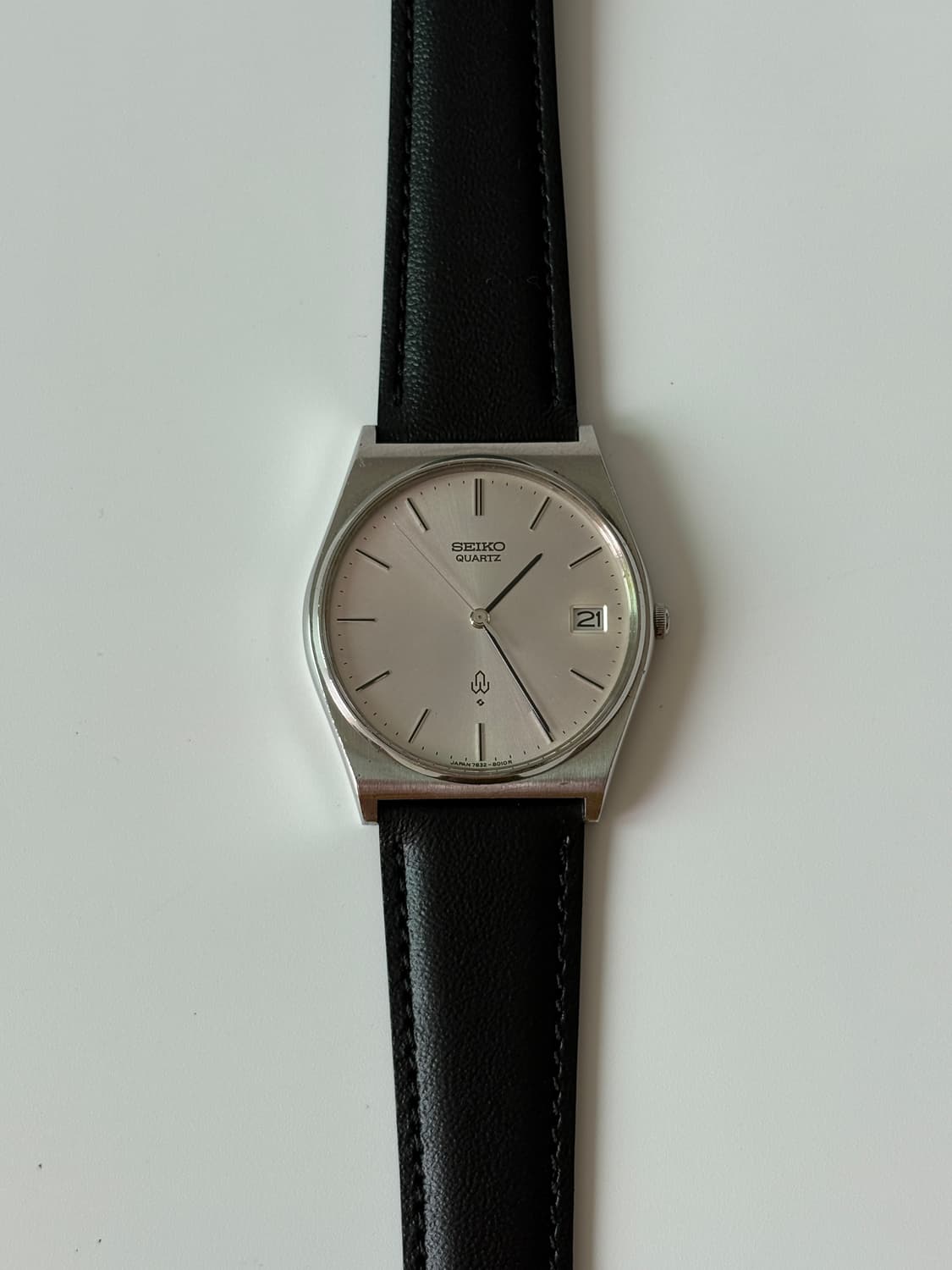 세이코 1980년대 Emblem 실버 쿼츠 남성 상품이미지2
