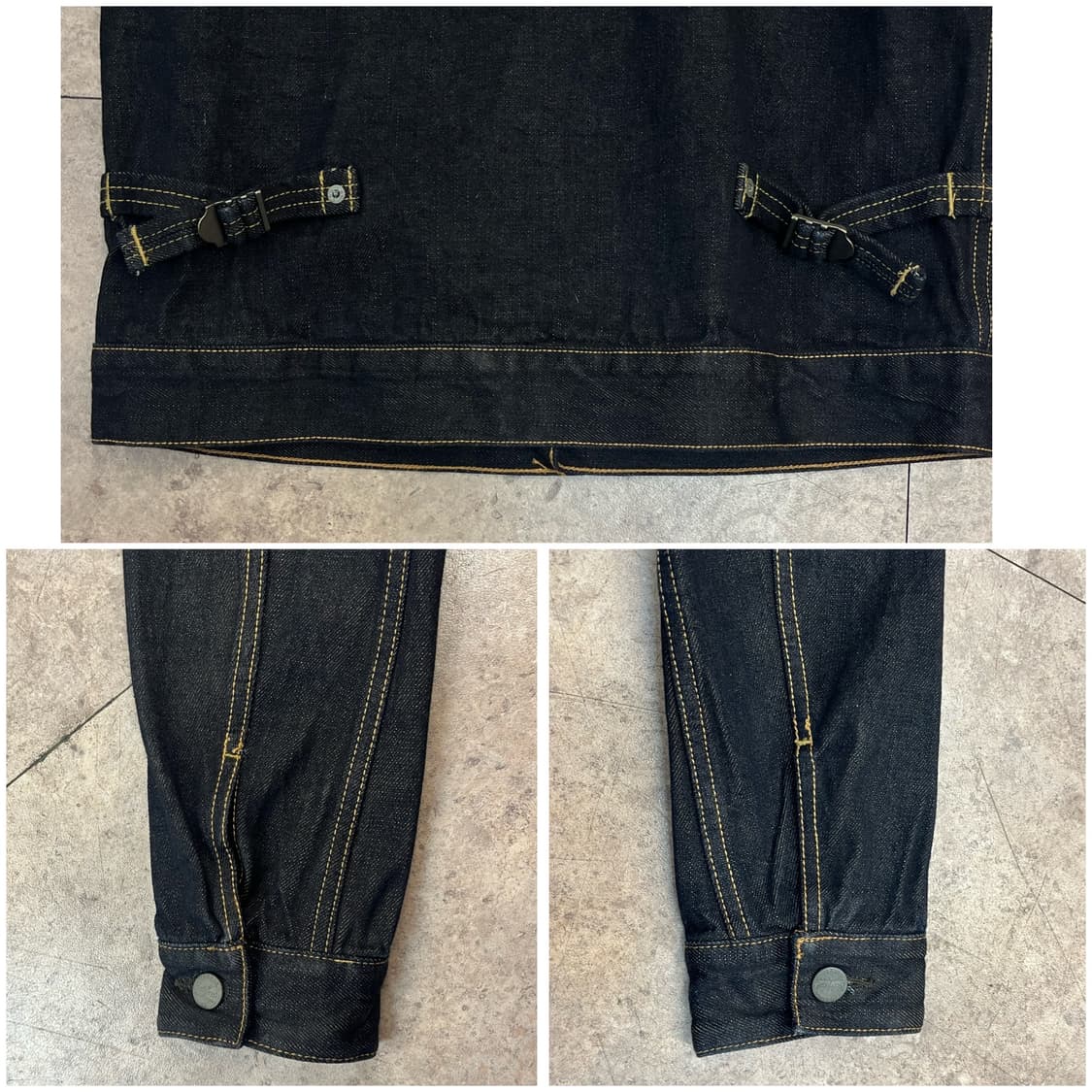 후아유 골덴 카라 데님 자켓 M #csz2992 상품이미지10