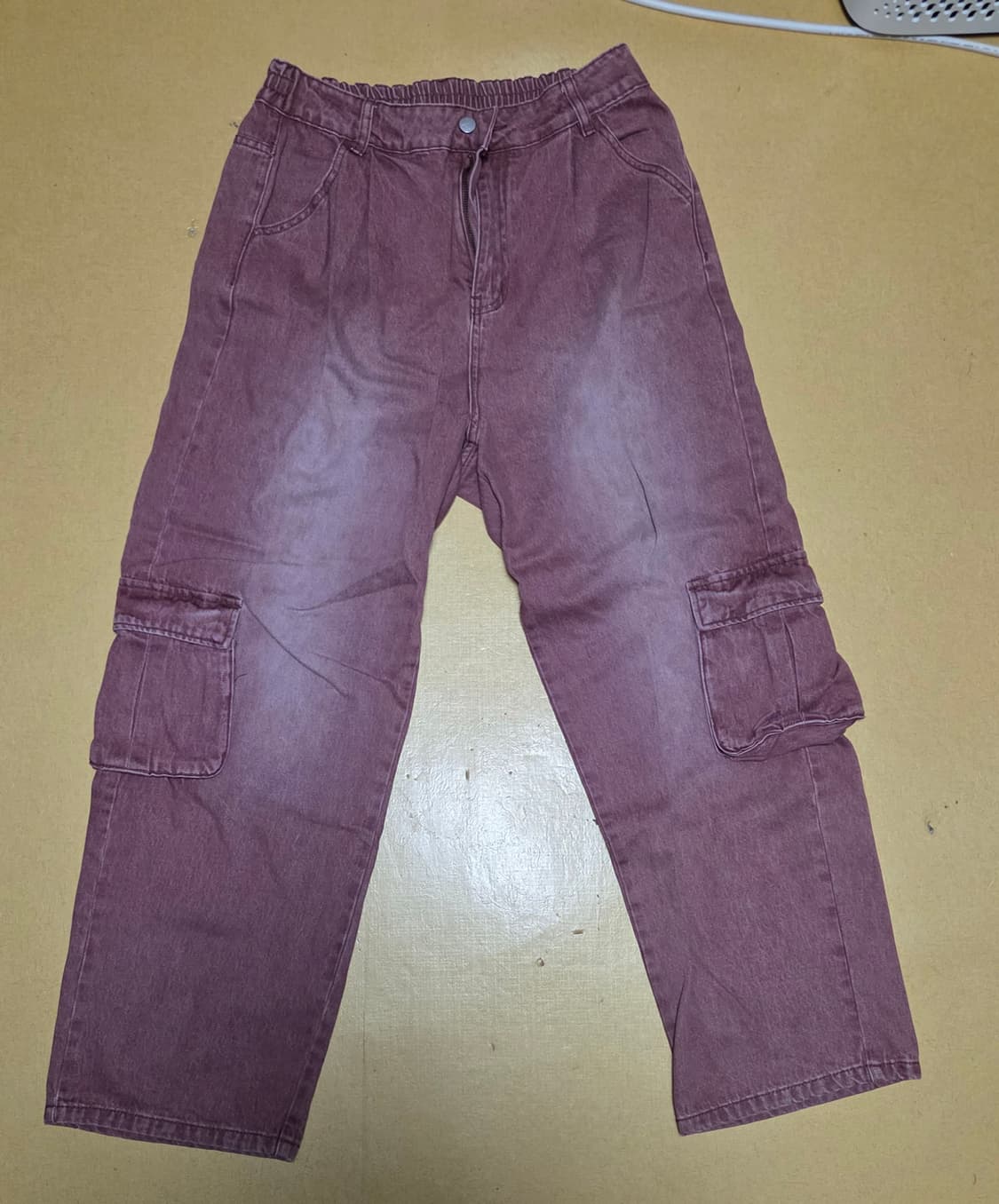 XTONZ 엑스톤즈 핑크 카고 데님 팬츠 L 상품이미지1