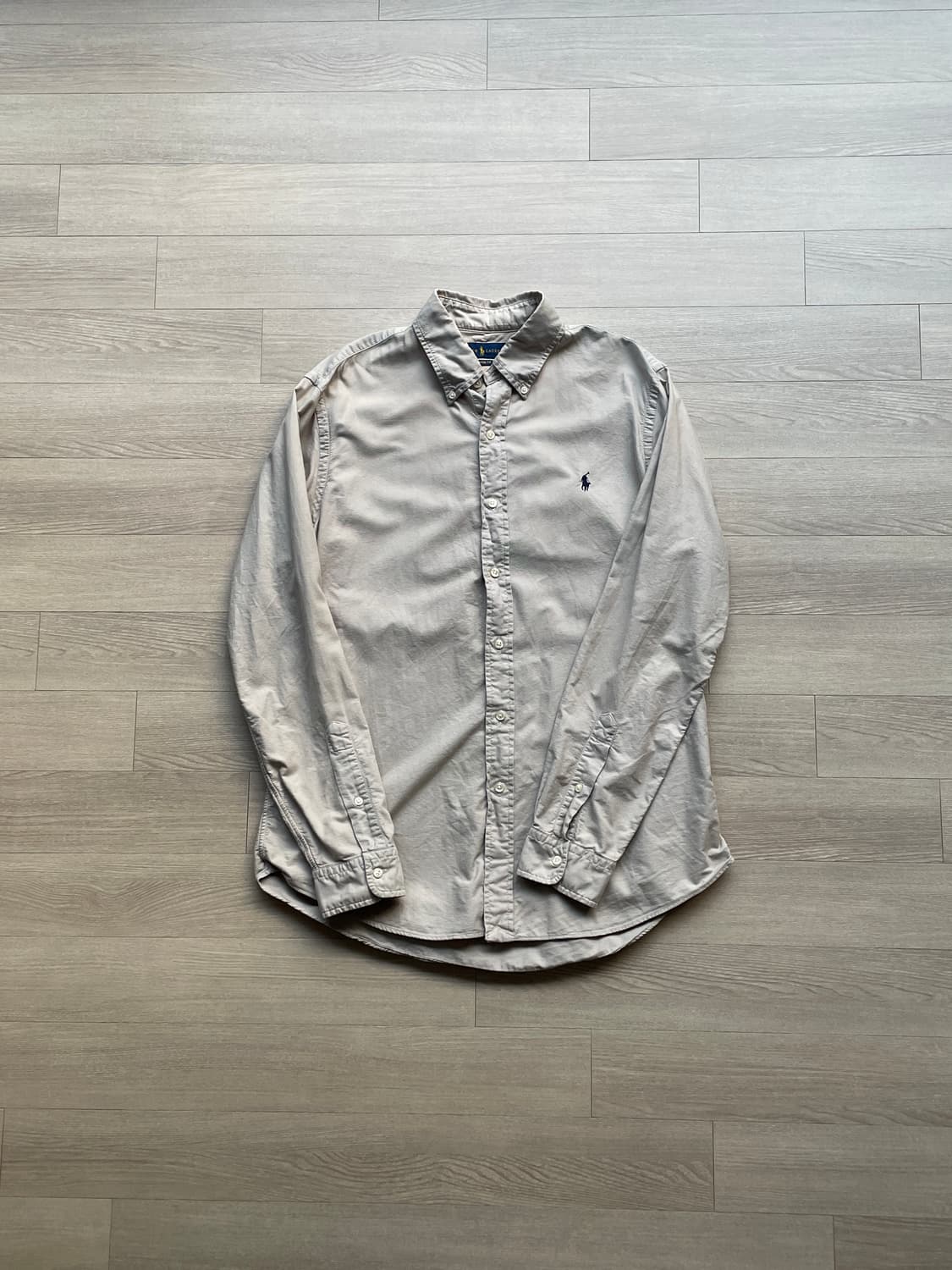 폴로 가먼트다이 옥스포드 셔츠 포그 그레이 상품이미지1