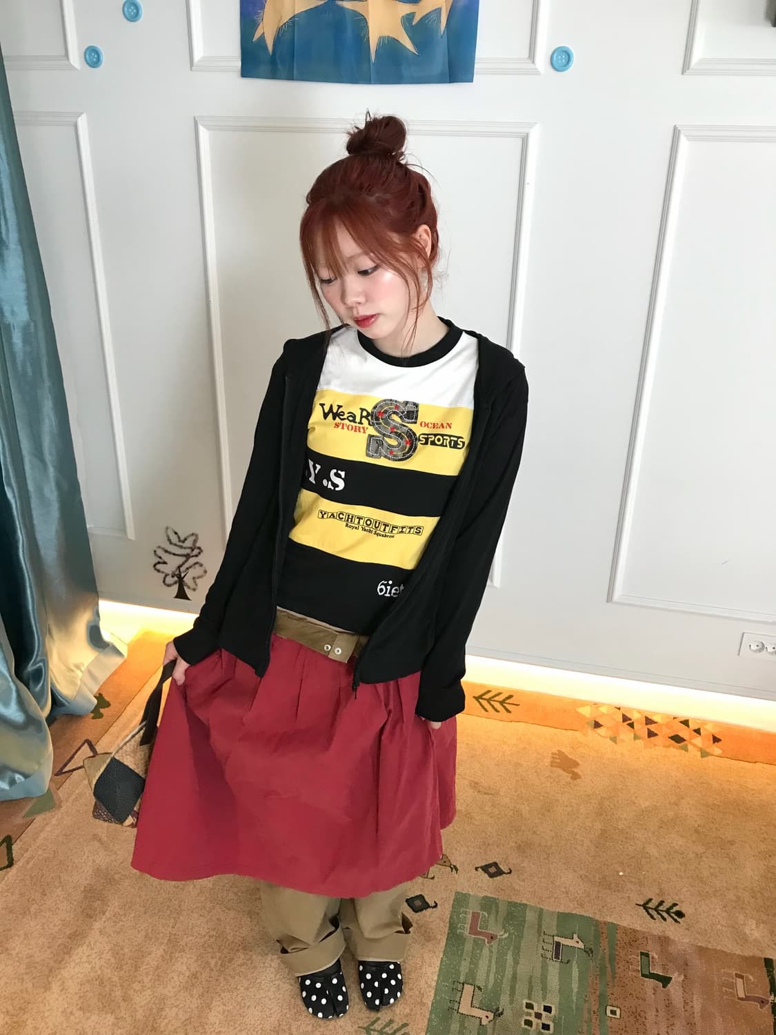 키치 두 방울 빈티지 꿀벌 룩🐝🍒 상품이미지3
