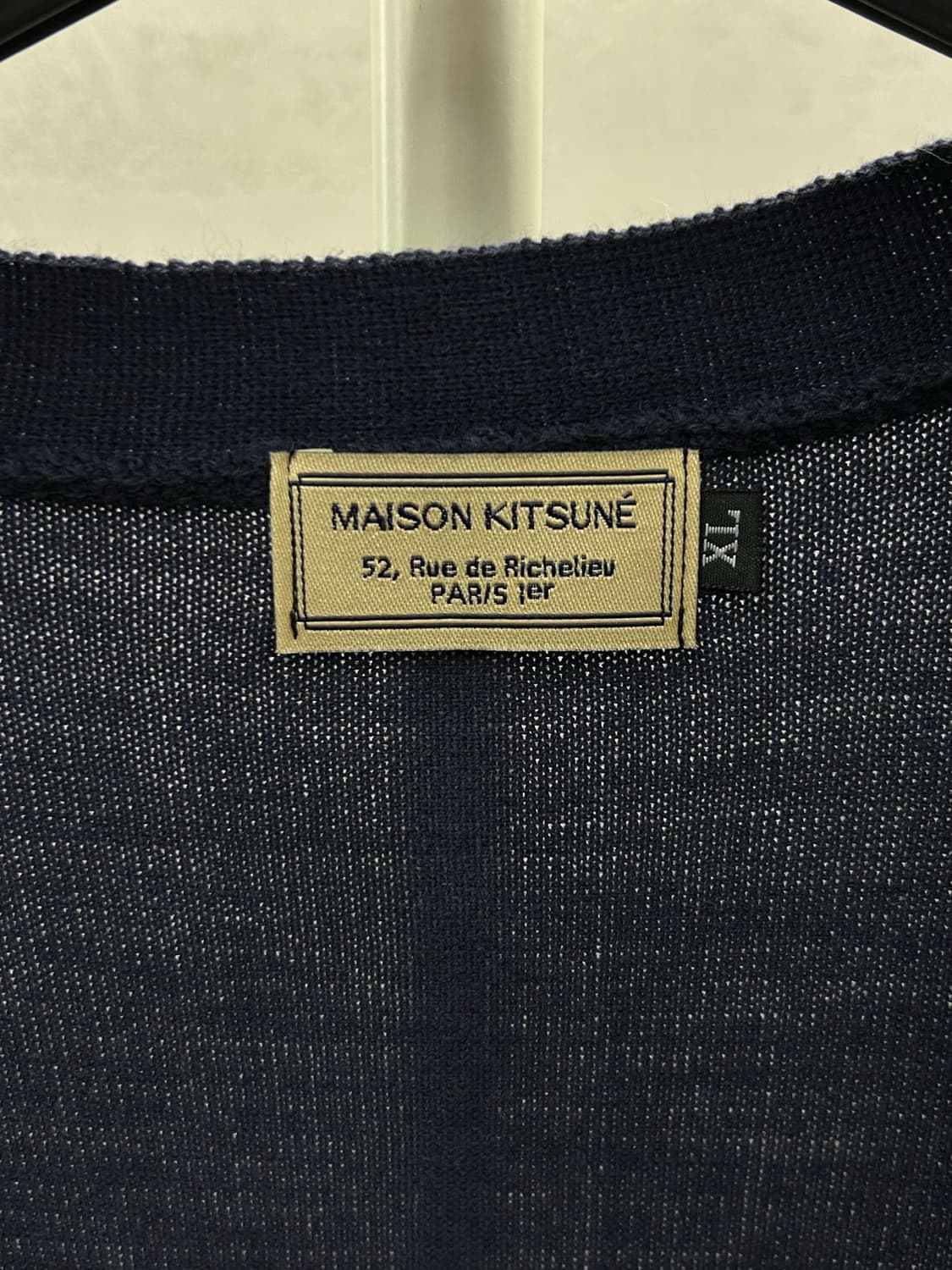 메종키츠네 가디건 네이비 상품이미지5