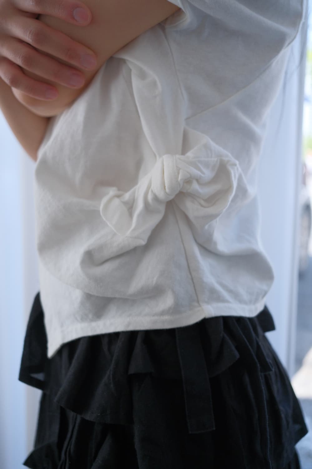Ribbon tied top 상품이미지4