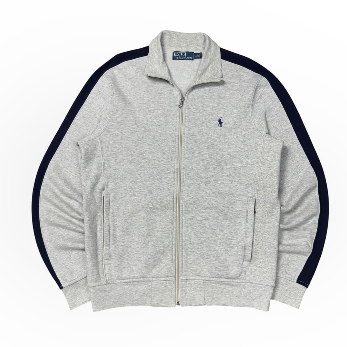 (M) 폴로 랄프로렌 사이드라인 코튼 집업 자켓 그레이 상품이미지1