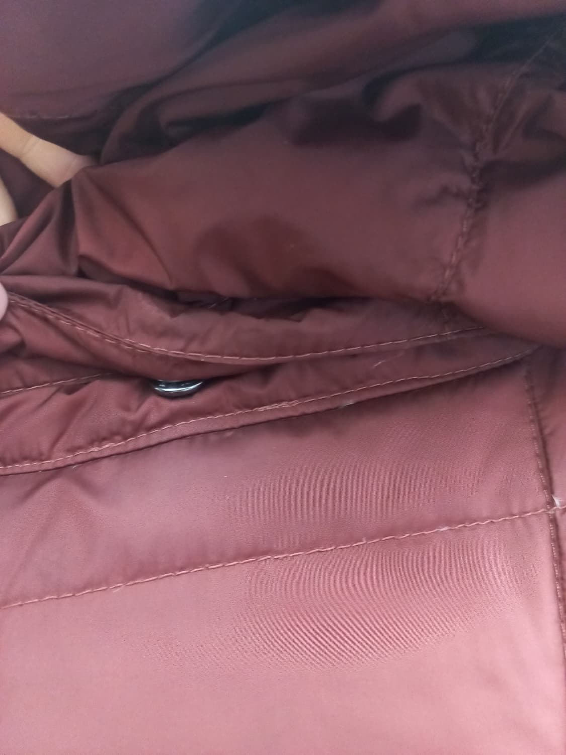 노스페이스 여성 구스600버건디 패딩 XS(여85) 상품이미지10