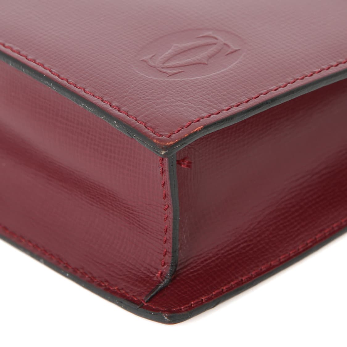 까르띠에 클러치 스트랩 파우치 맨스백 버건디 루비 상품이미지9