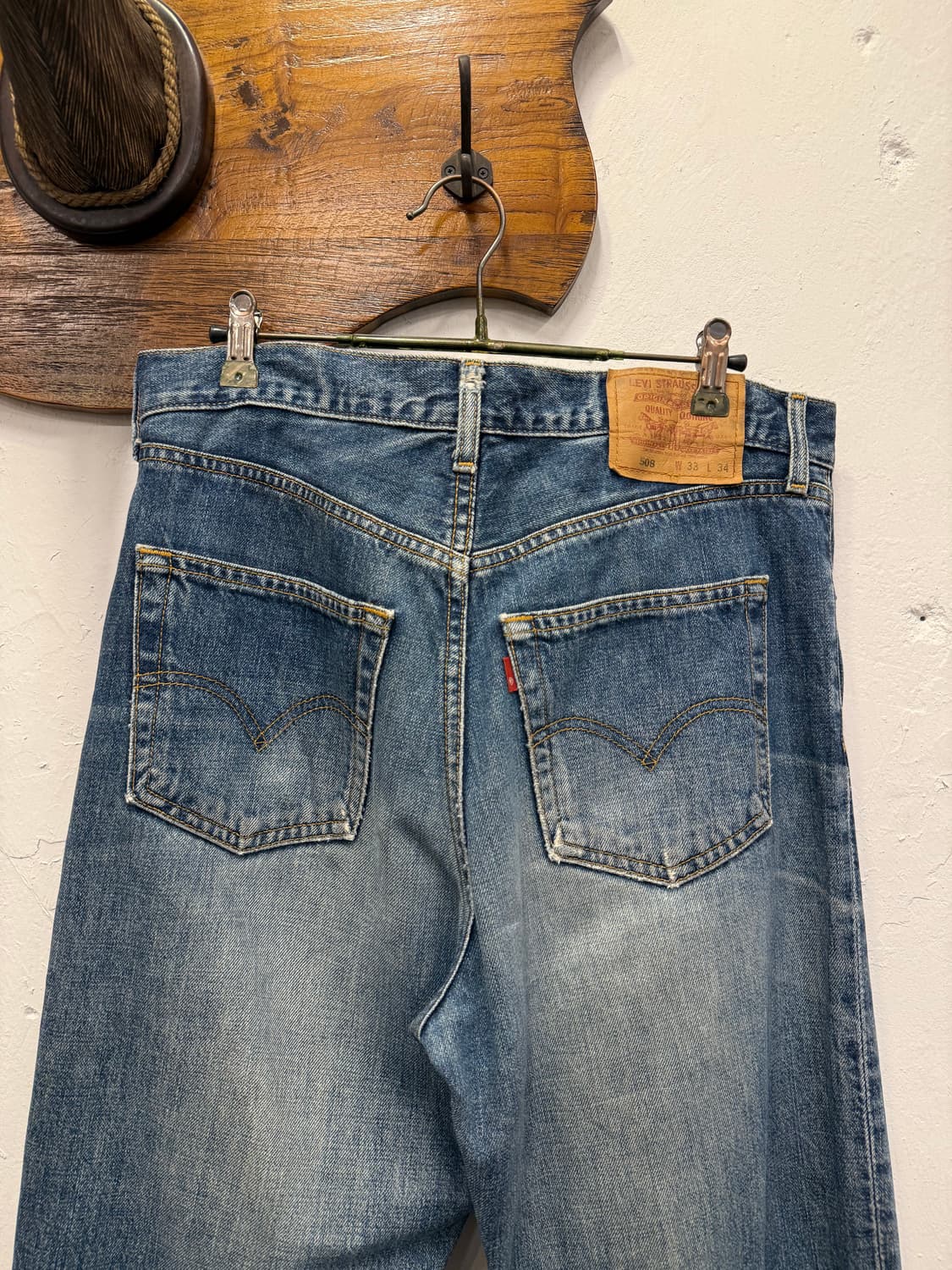 33inch) Levi’s 리바이스 508 Distressed Jeans 상품이미지1