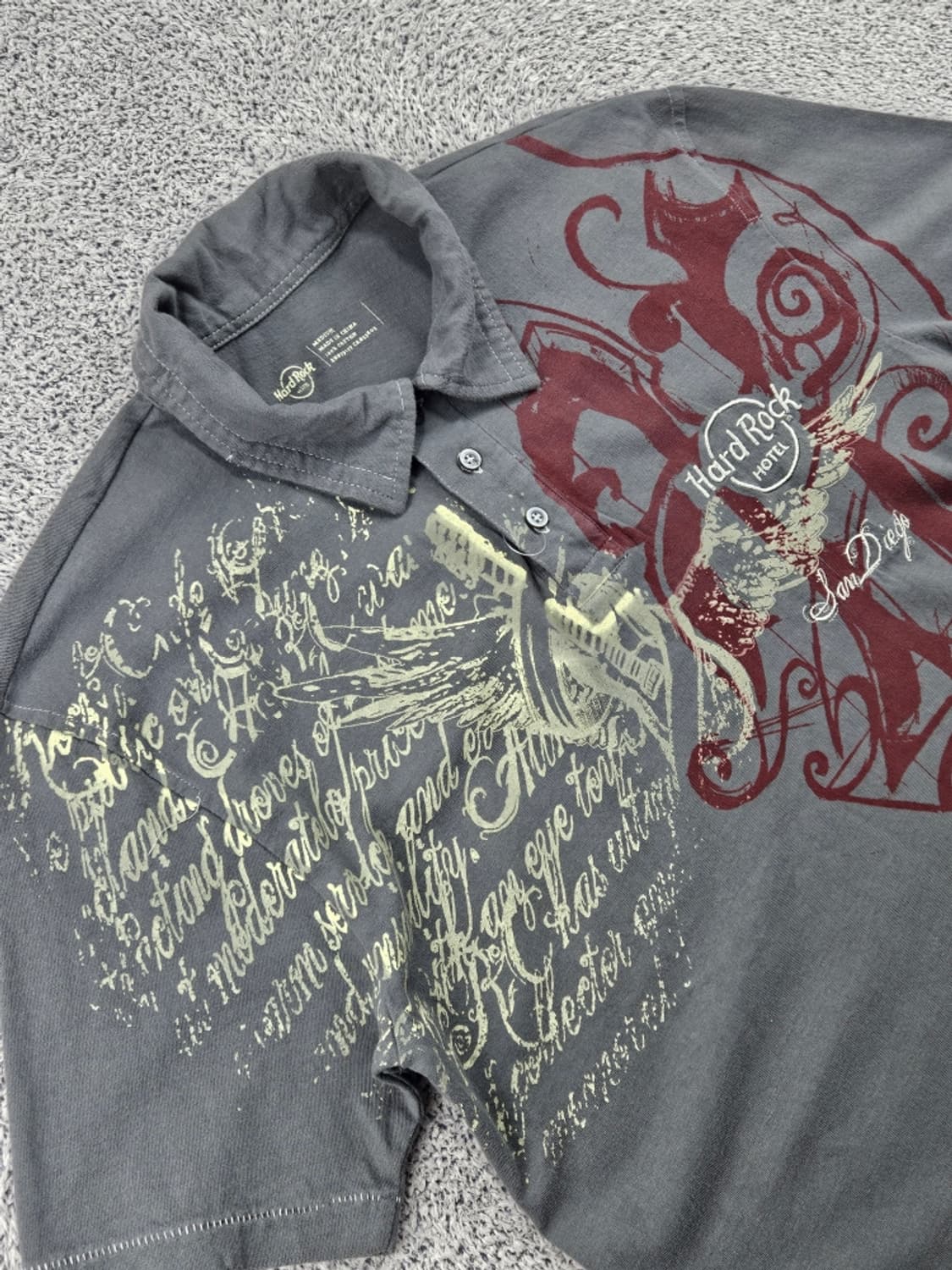 하드락카페 싱글스티치 반팔 티셔츠 ( M ) / 11969 상품이미지5