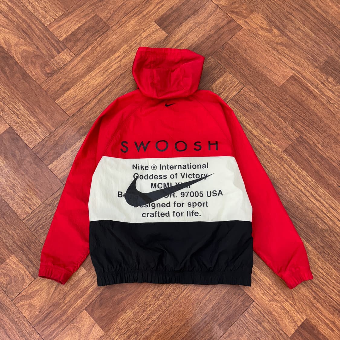 L 나이키 스우시 빅로고 바람막이 자켓  상품이미지1