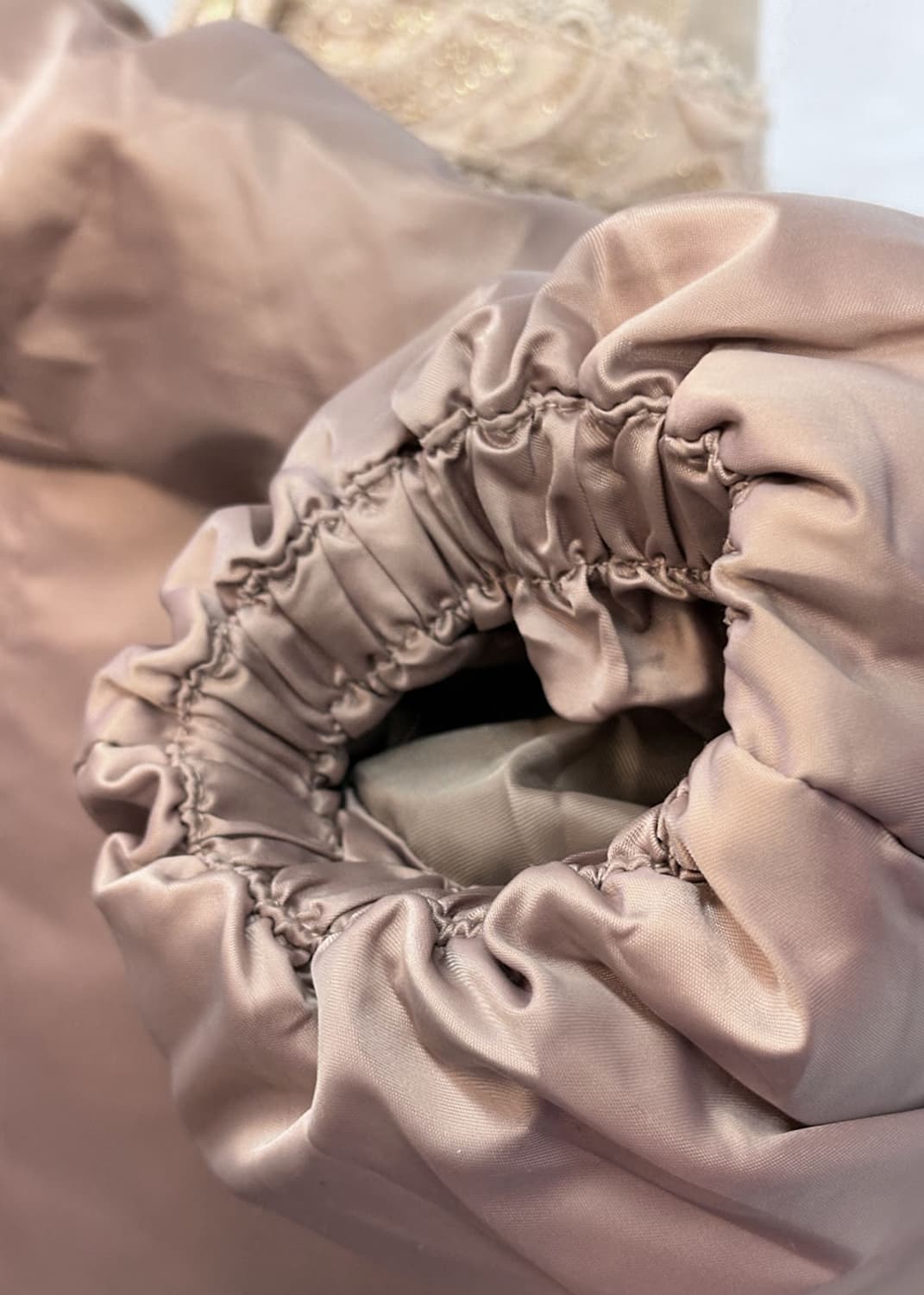 퍼프셔링 로즈핑크 패딩 상품이미지3