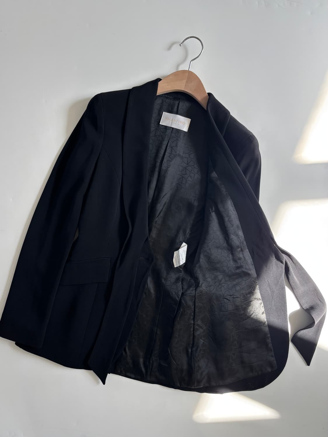 Valentino 발렌티노 블랙 비스코스 블레이저 상품이미지5