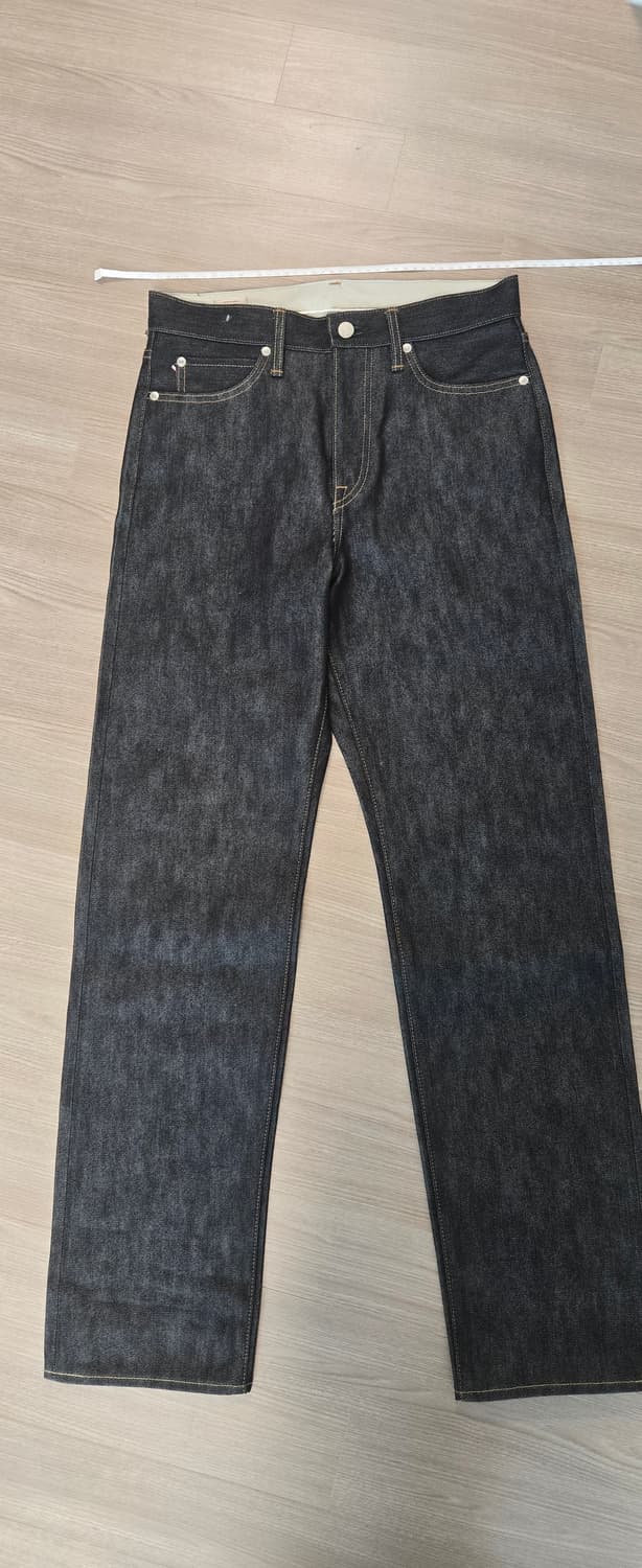 모모타로 진즈. 실크혼방 생지데님. 스트레이드 30사이즈. 상품이미지4