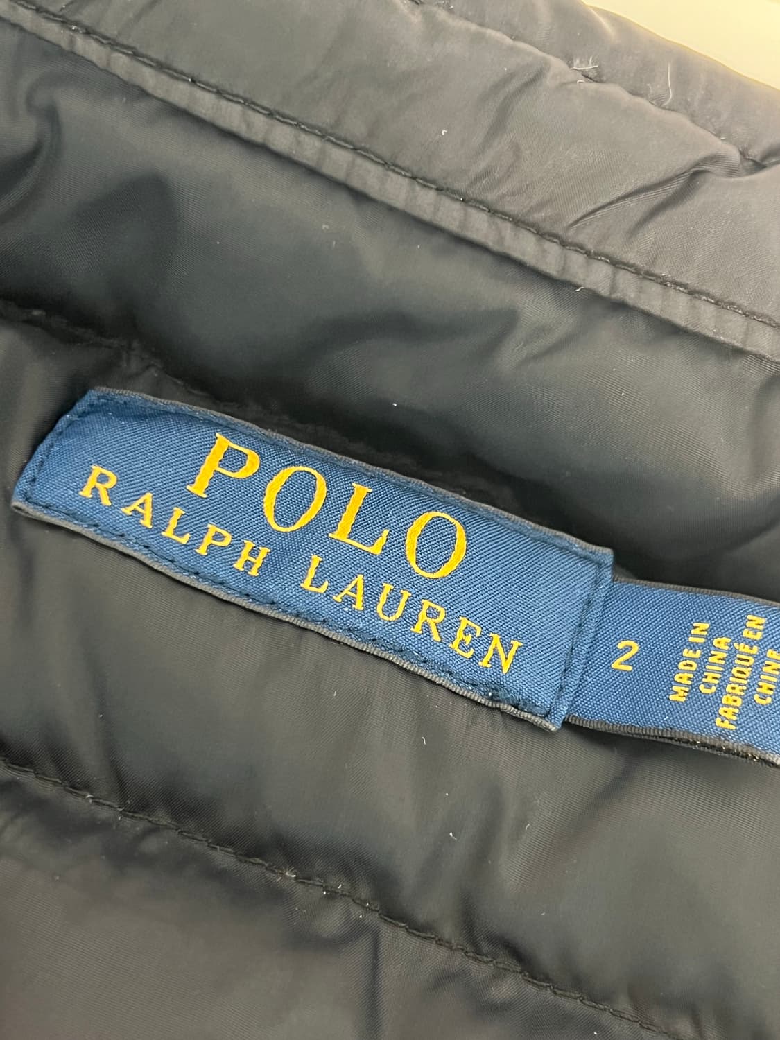 POLO 폴로 랄프로렌 여성 덕다운 양가죽 패딩 블랙 상품이미지4