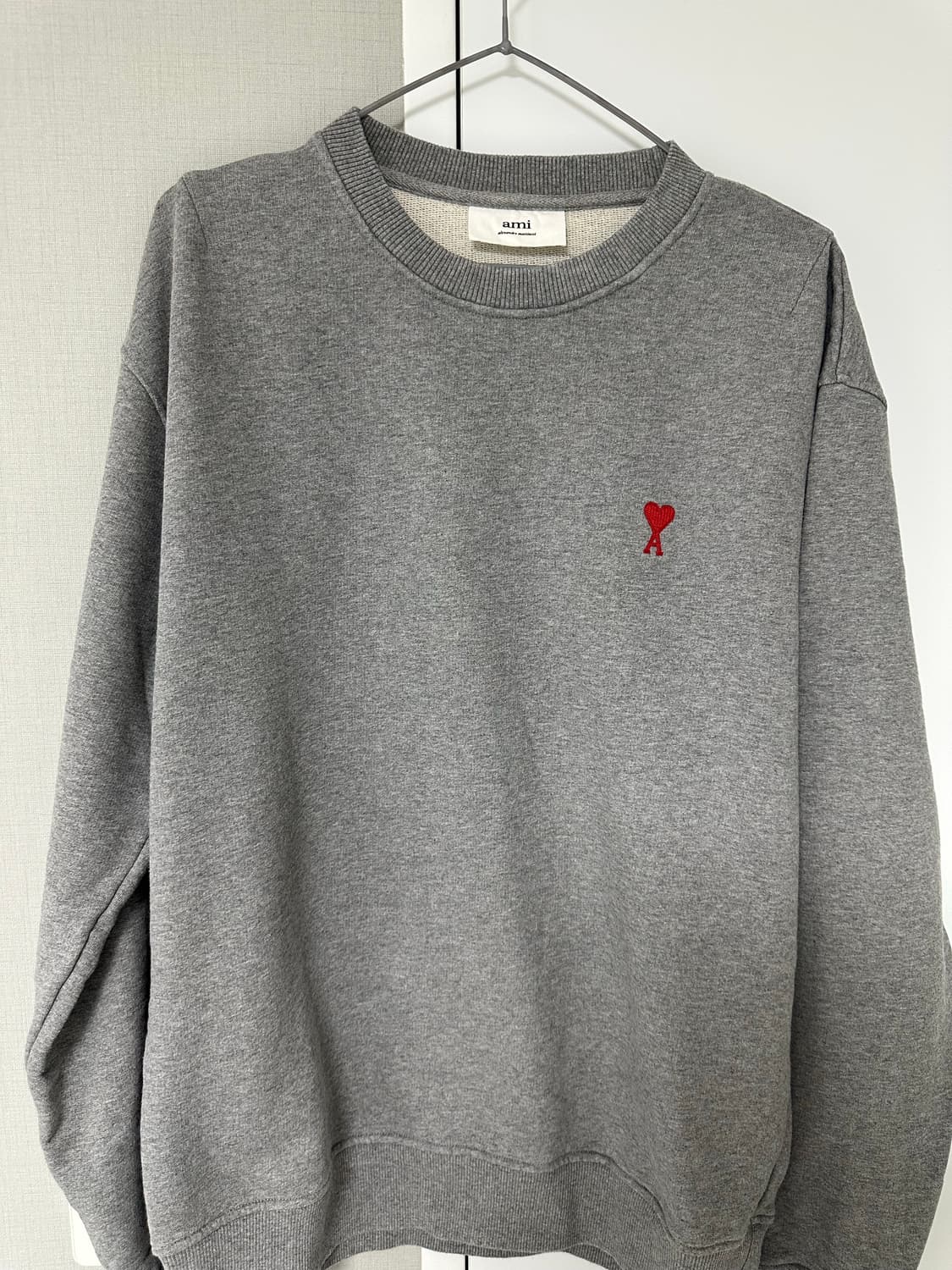 아미 맨투맨 회색 xl(105) 상품이미지1