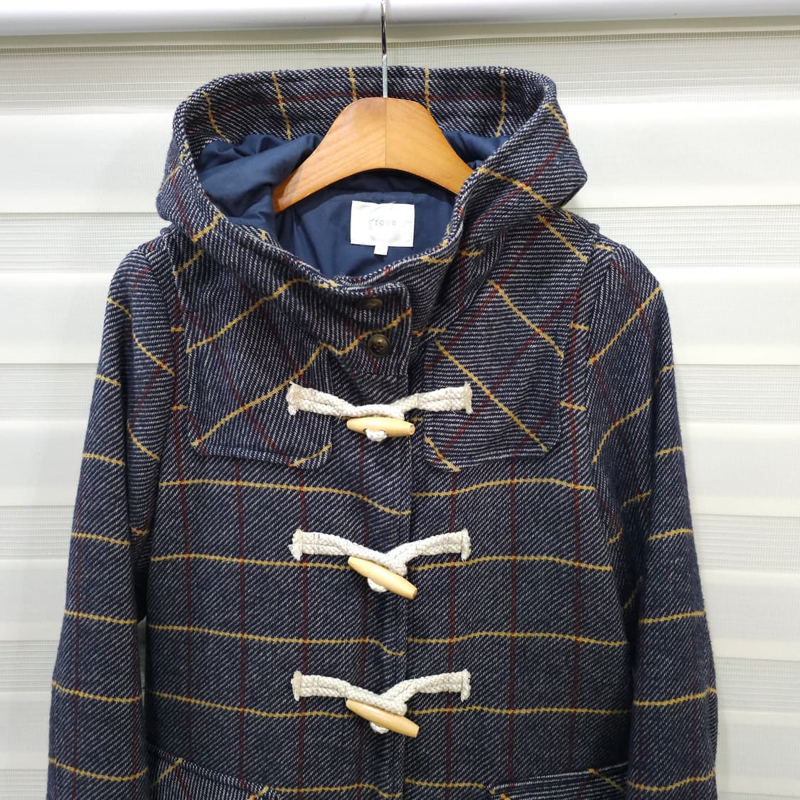 일본 grove 체크무뉘 더플코트- 우먼M 상품이미지2
