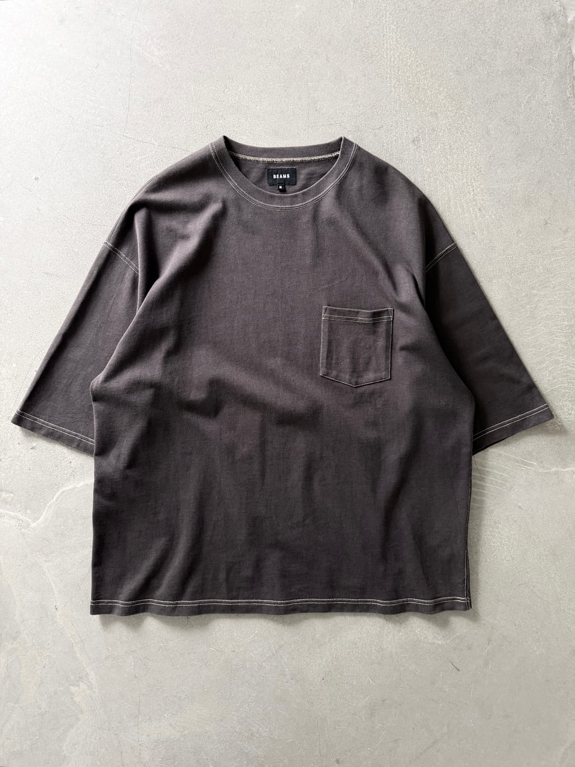 Beams Overfit Cotton Pocket T-shirt 상품이미지3