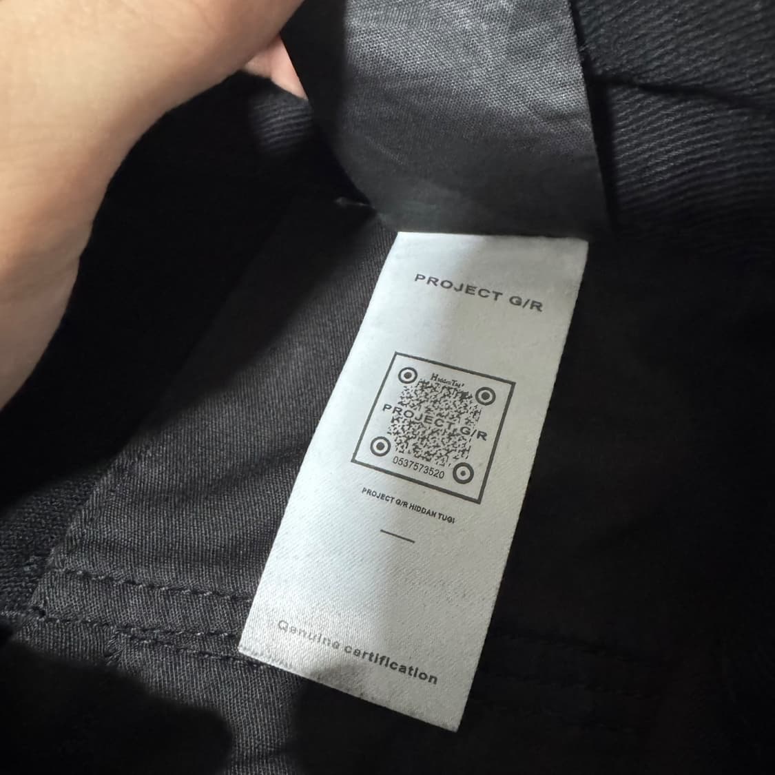 프로젝트 GR 컨버터블 블랙 카고 팬츠  상품이미지5