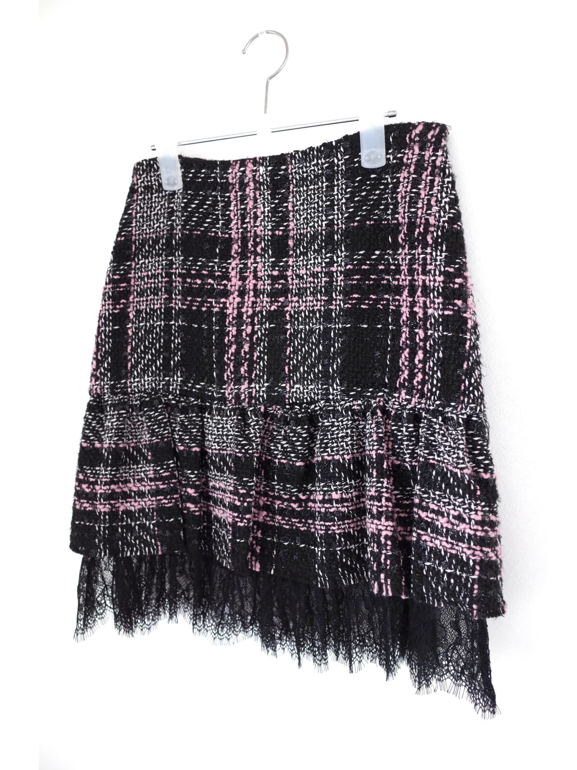 [택O새상품] 자라 트위드 레이스 스커트 상품이미지1