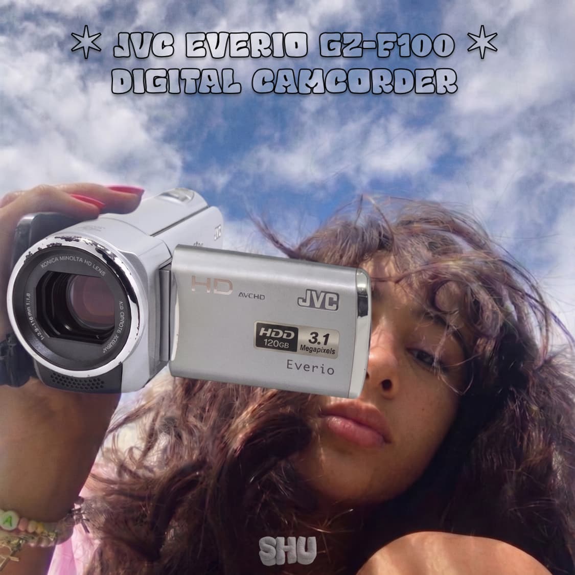 JVC 에브리오 GZ-HM450 빈티지 디지턽 캠코더 실버 상품이미지2