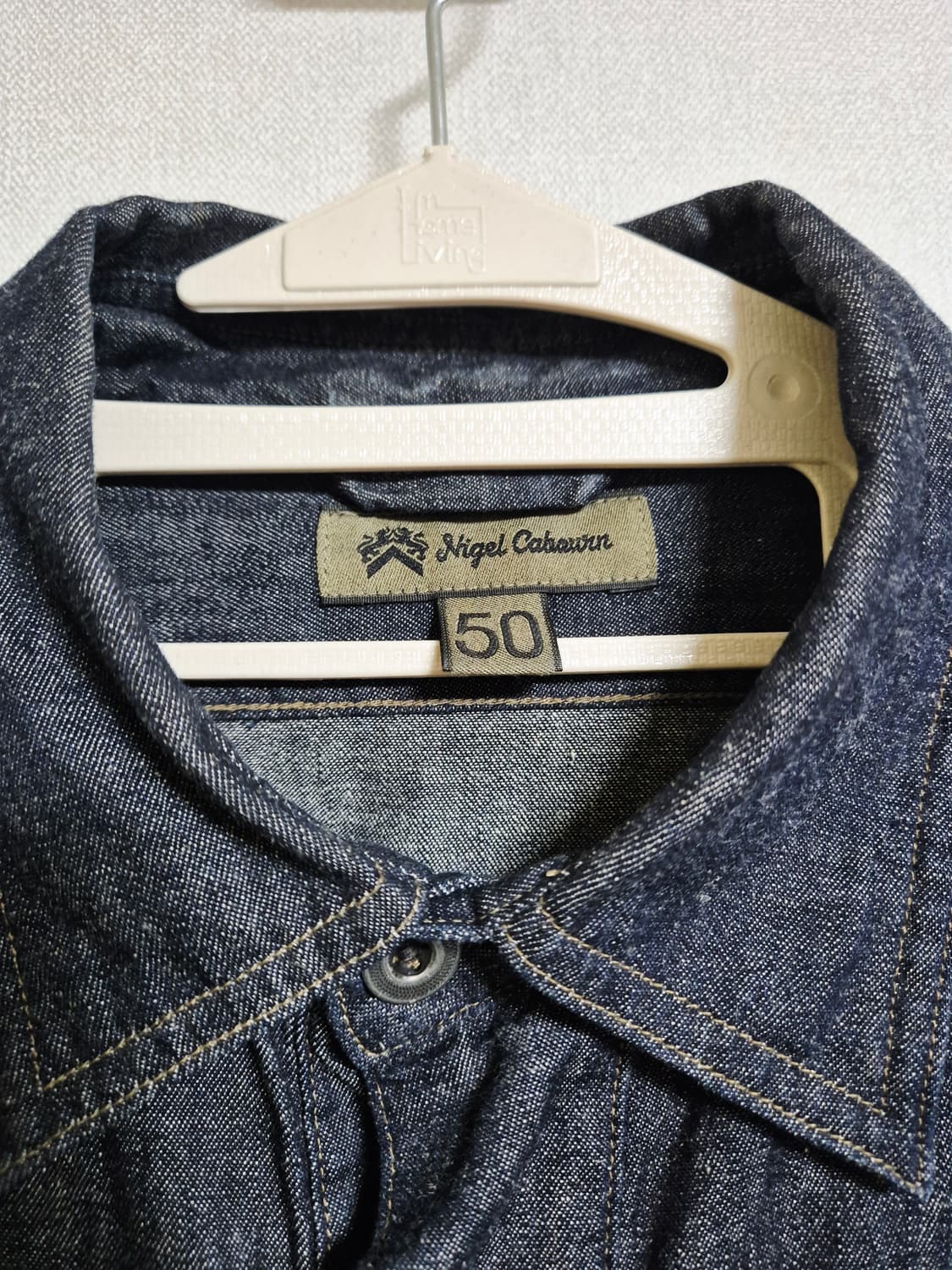 Nigel Cabourn 데님 셔츠 풀오버 상품이미지3