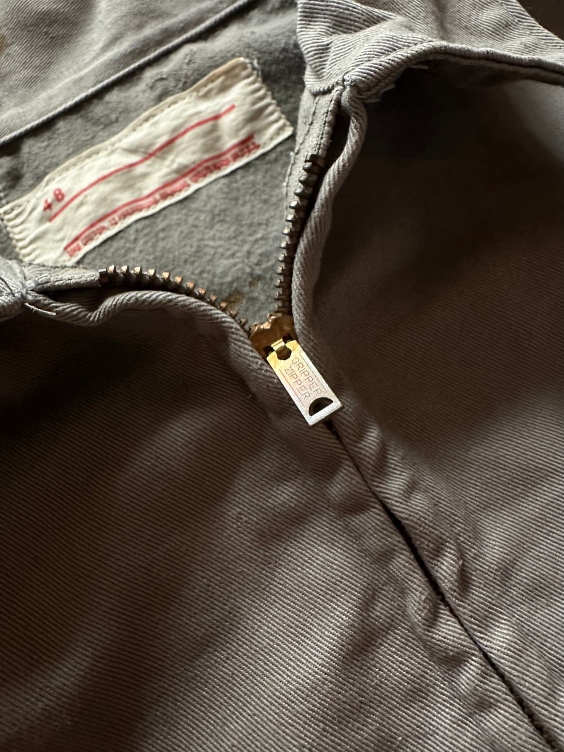 50s 60s Vintage Mechanic Work Jacket 상품이미지3