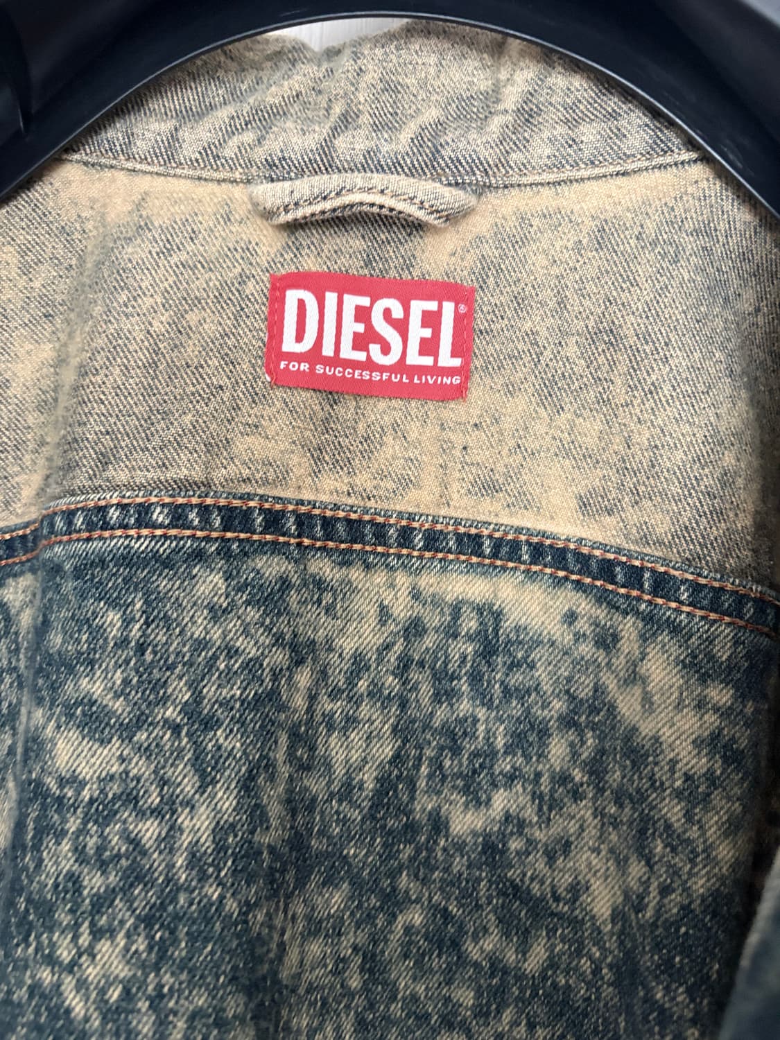 디젤 옐로브라운 데님 자켓 상품이미지2