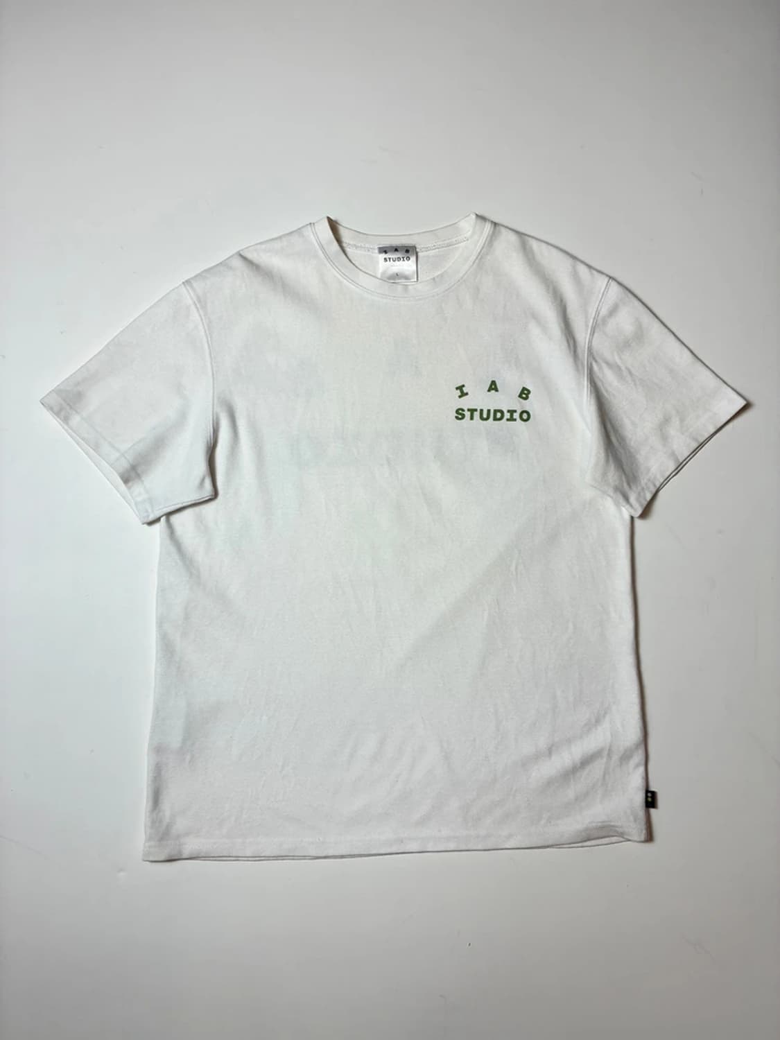 아이앱스튜디오 빅로고 오버핏 반팔 티셔츠 PN9090 상품이미지3