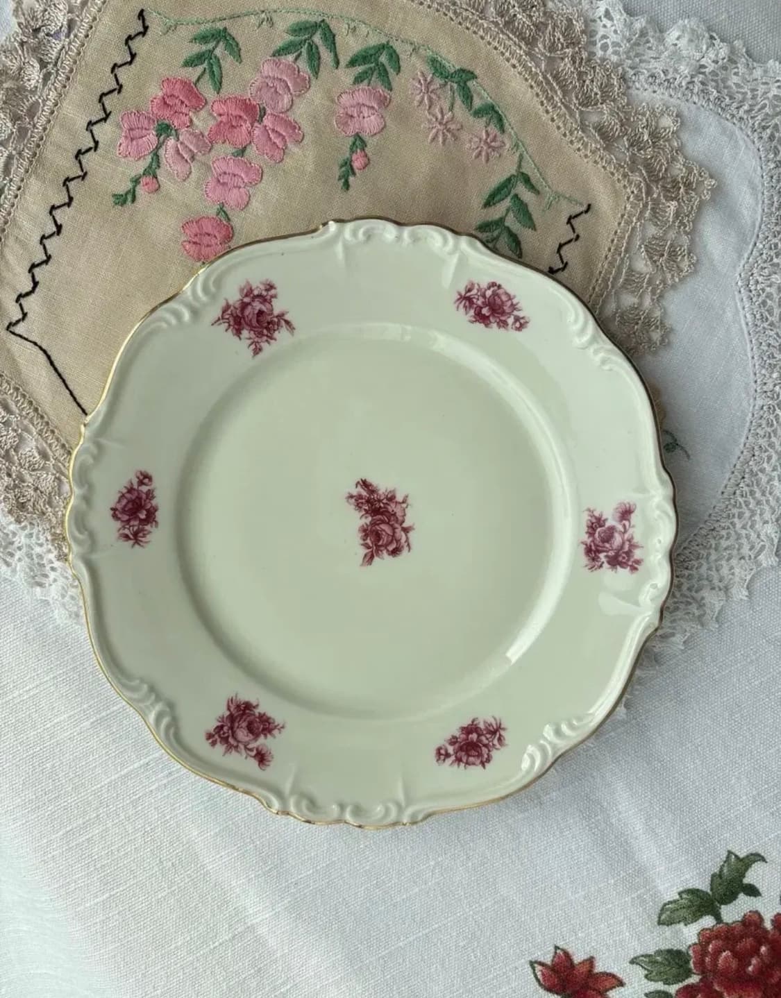 독일 올드 앤틱 에델슈타인 마리아테레지아 디저트접시 상품이미지1