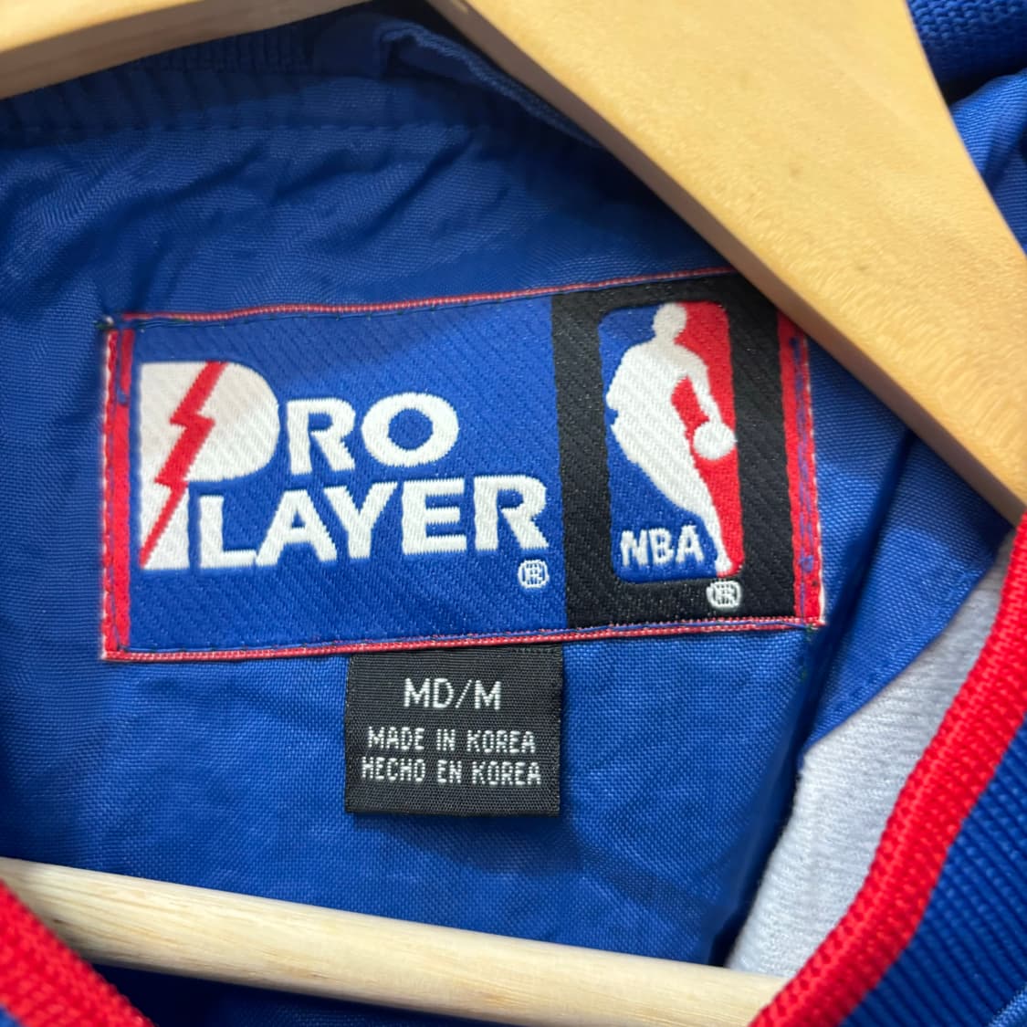 프로 플레이어 X NBA 90s 올드스쿨 디트로이트 피스톤즈 웜업 M 상품이미지8