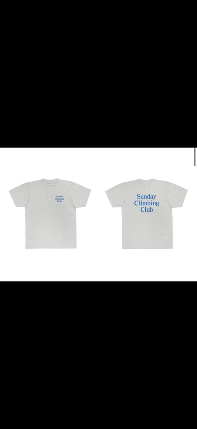 SCC(sunday climbing club) 로고 반팔티 상품이미지4