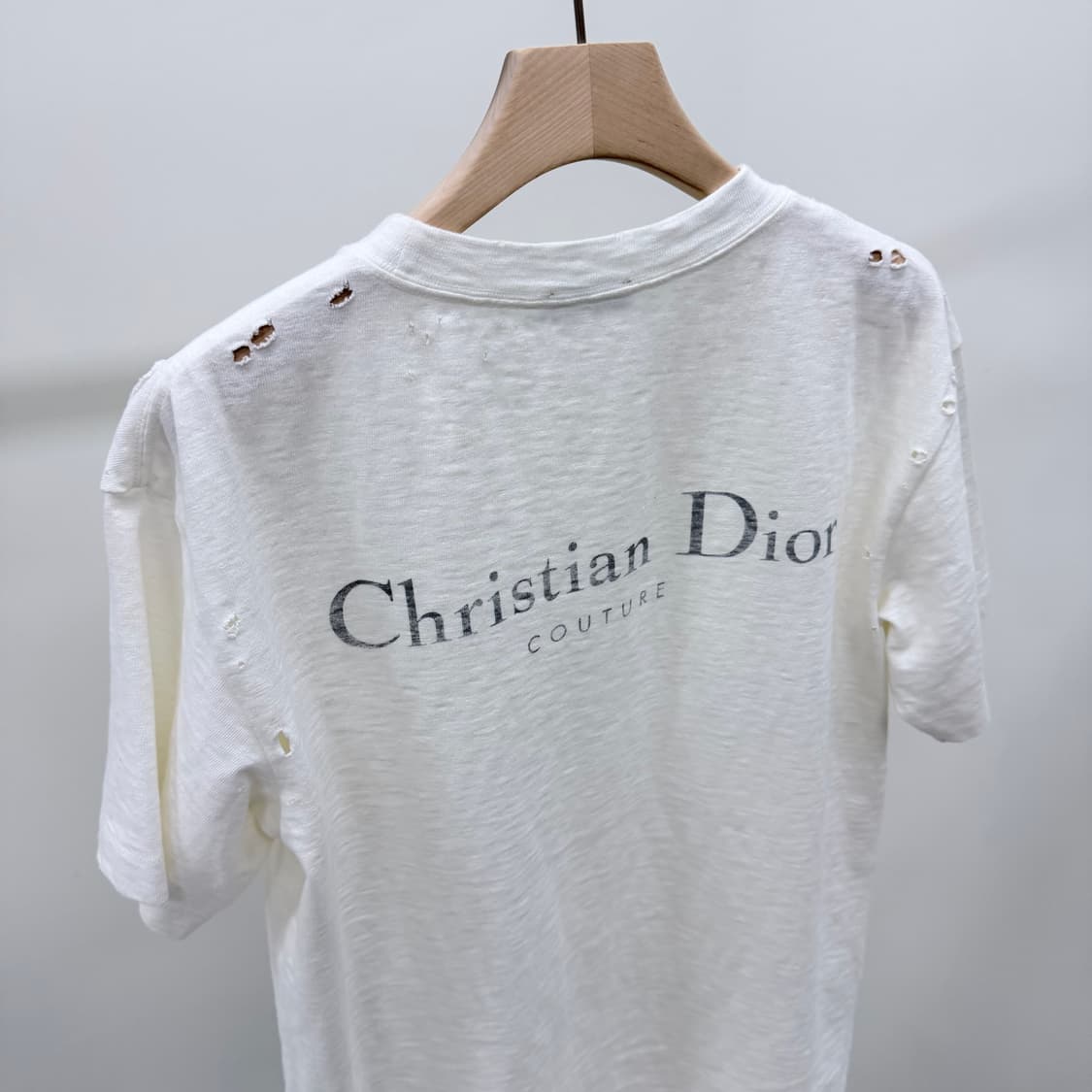 [S+급/XS] 디올 꾸뛰르 빈티지 반팔 티셔츠 블랙 상품이미지6