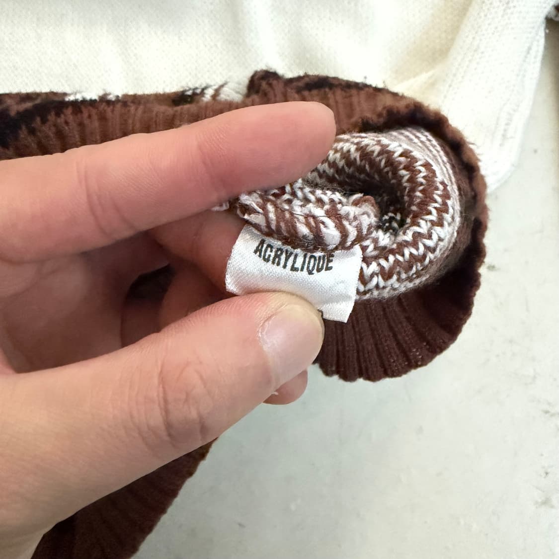 90s Madison Street 빈티지 하프집업 니트 L 상품이미지7