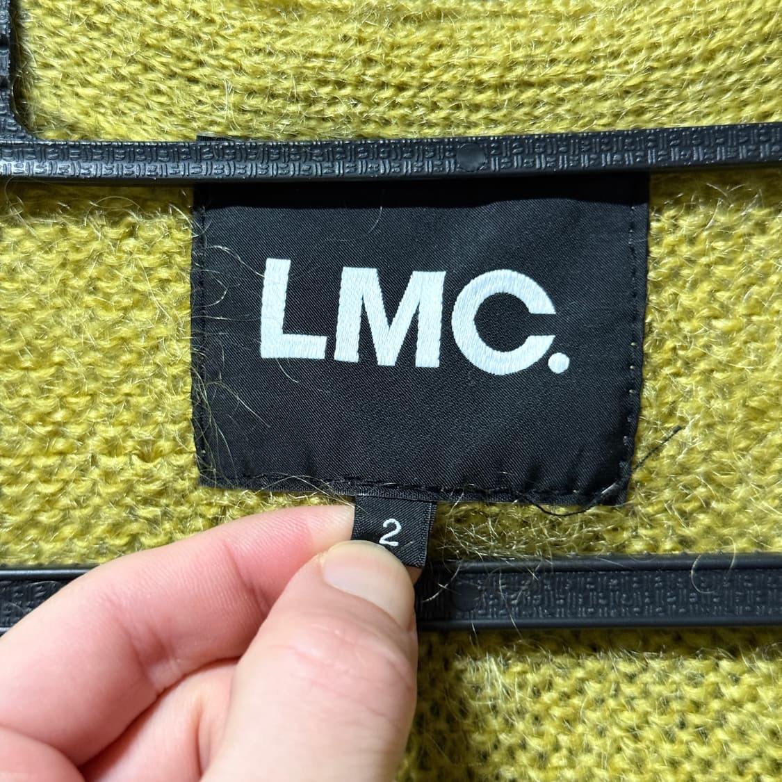 LMC 엘엠씨 울 혼방 배색 니트 가디건 상품이미지4