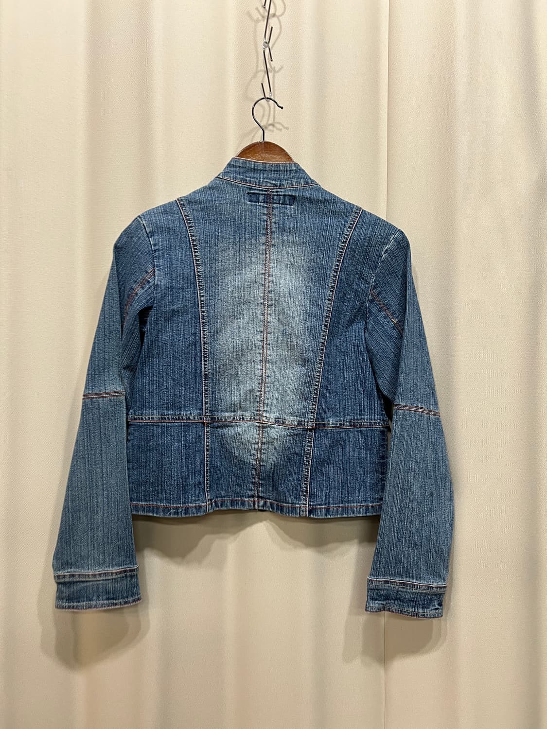 Carven 빈티지 차이나카라 데님 트러커 자켓  상품이미지5