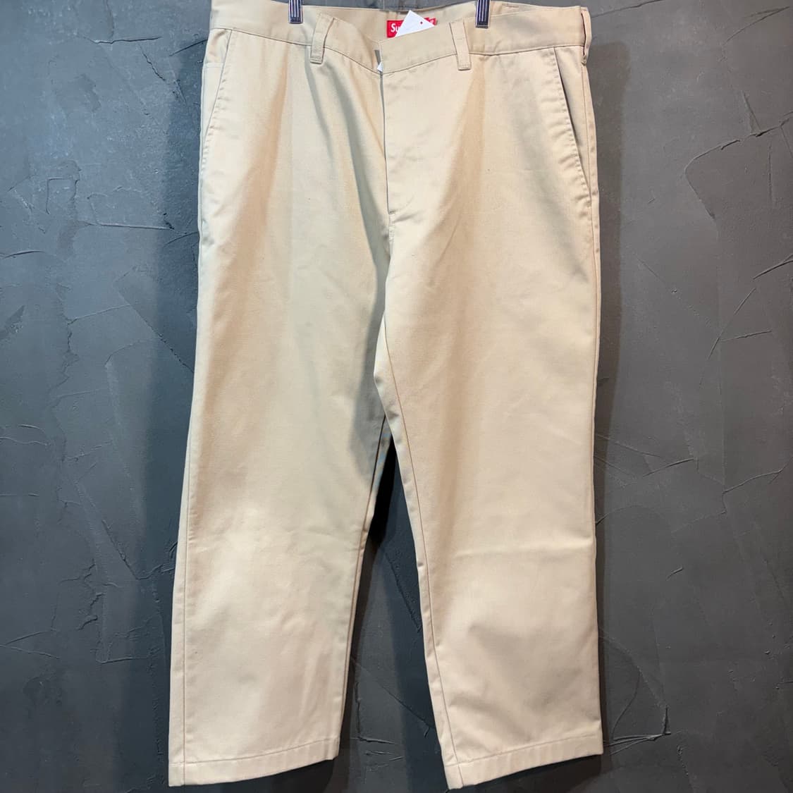 [36] SUPREME 슈프림 베이지 면바지 상품이미지1